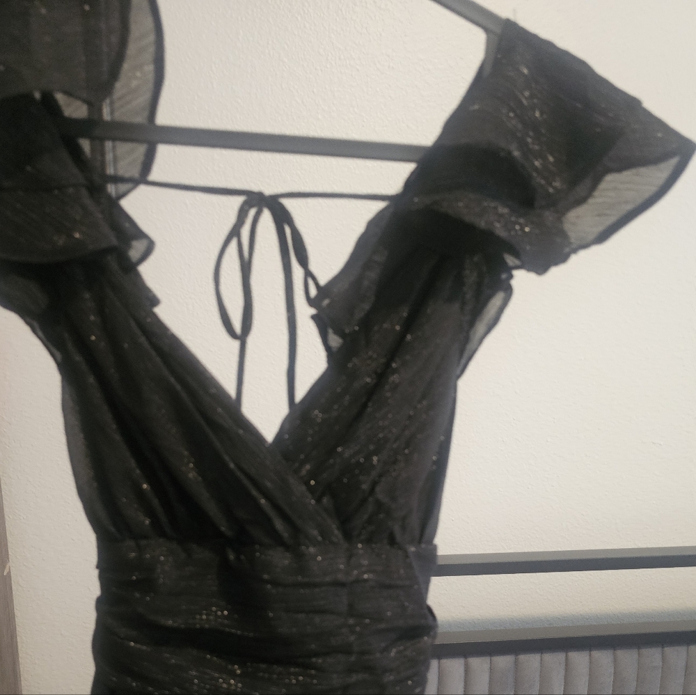 Francesca's Collections Black Maxi Dress